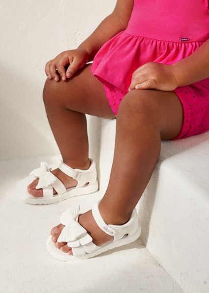 baby bow sandals