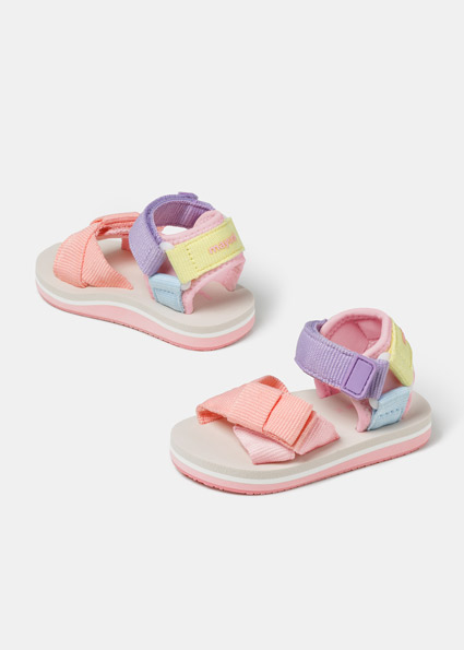 Sandalia suela color bebé niña Multicolor | Mayoral ®