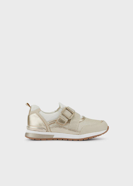Sneakers fibbia bambina Beige | Mayoral ®