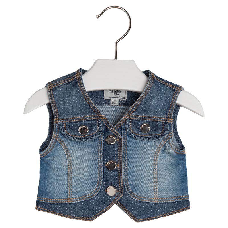 infant denim vest