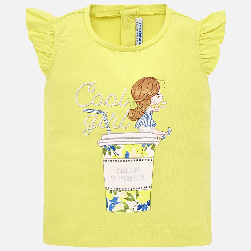 tee shirt bretelle fille
