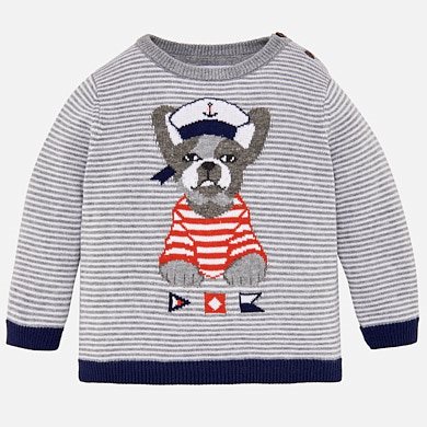Pullover bestickter Pullover Baby Jungen Marmor Mayoral Pullover bestickter Pullover Baby Jungen Marmor Mayoral