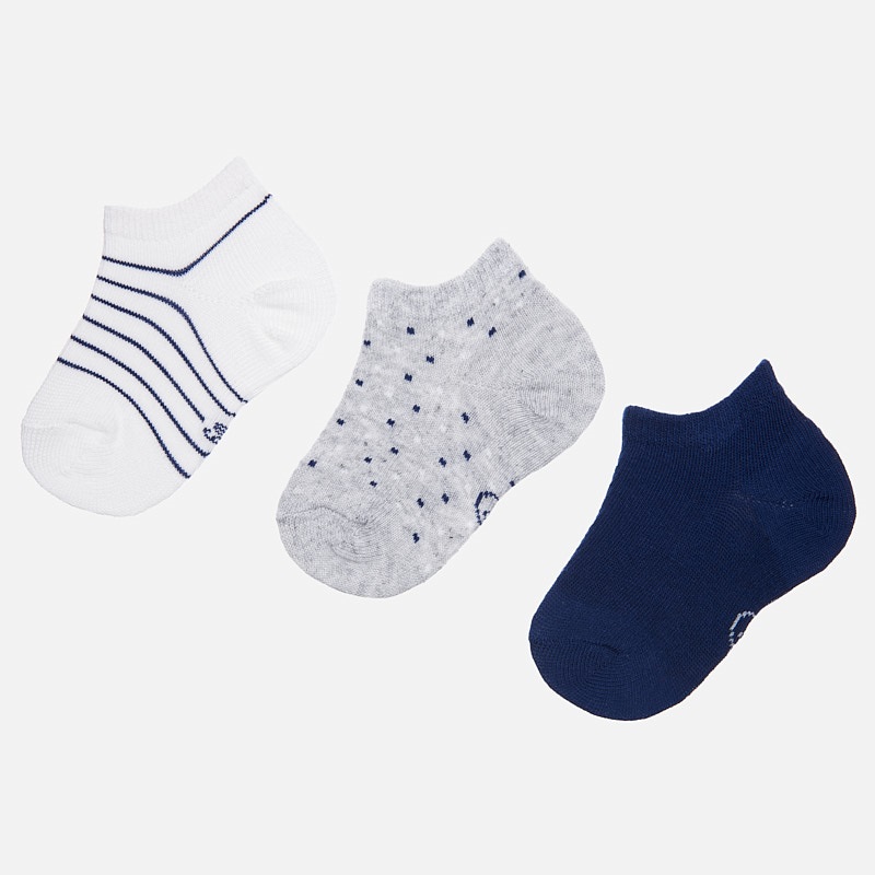 navy baby socks