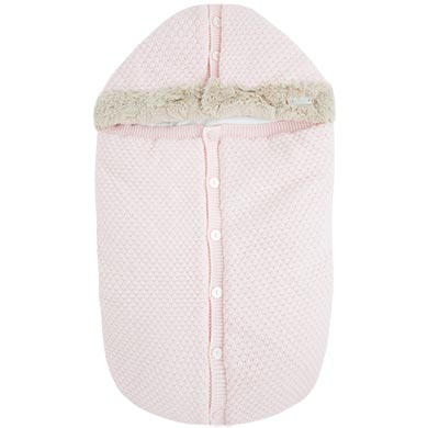 Knit sleeping bag