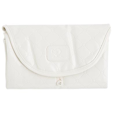 Patent Leather Changing Mat With Button Cream Mayoral