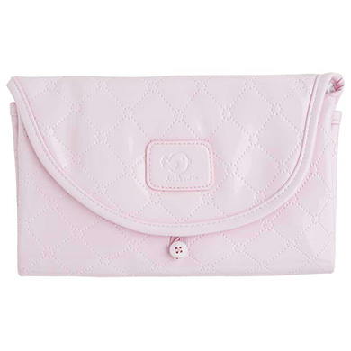 baby pink changing mat