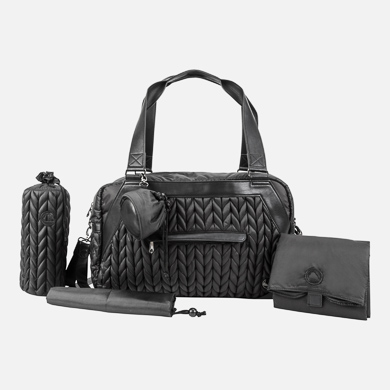 Bolso maternidad acolchado con complementos