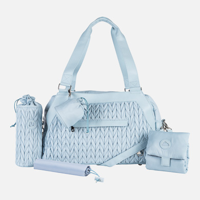 Bolso maternidad acolchado con complementos