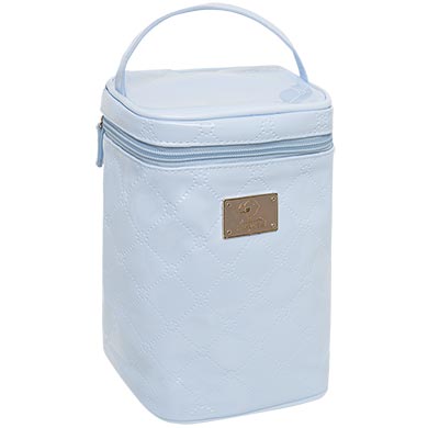 Patent leather cooler with handle