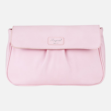 Leatherette toiletry bag with engraved label