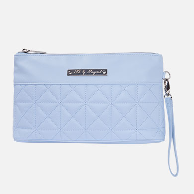 Neceser de bebé en polipiel con placa metálica