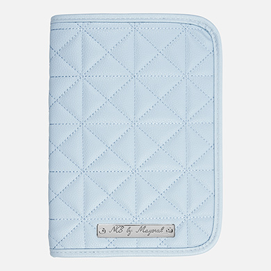 Portadocumentos de bebé en polipiel y nylon