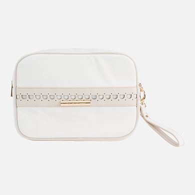 Toiletry Bag With Contrasting Detailing Off White Mayoral