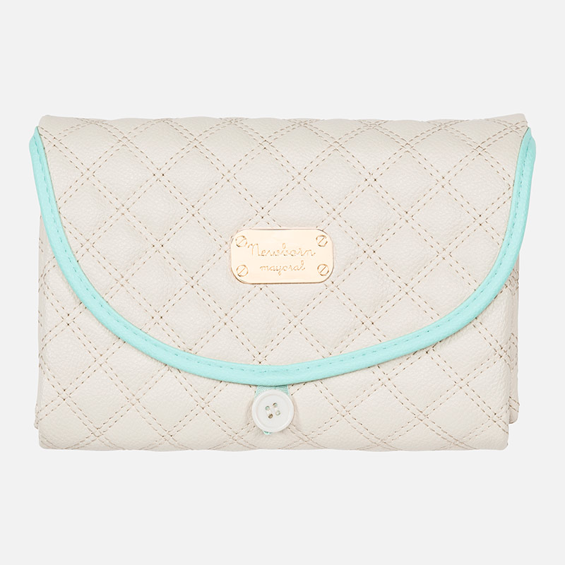Leatherette Padded Changing Mat Cream Mayoral
