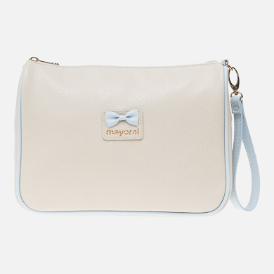 Leatherette toiletry bag for baby