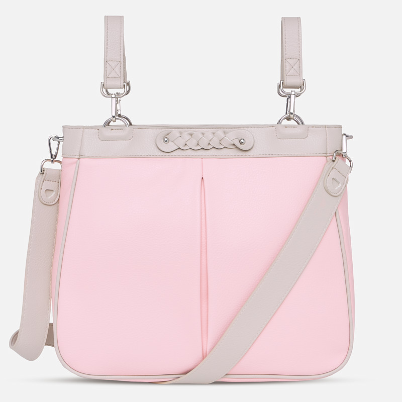 pink pram bag
