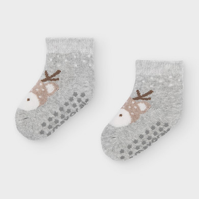 baby boy grey socks