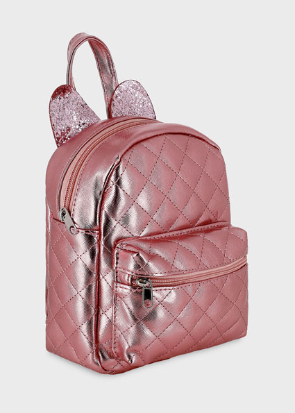 rose gold purse backpack