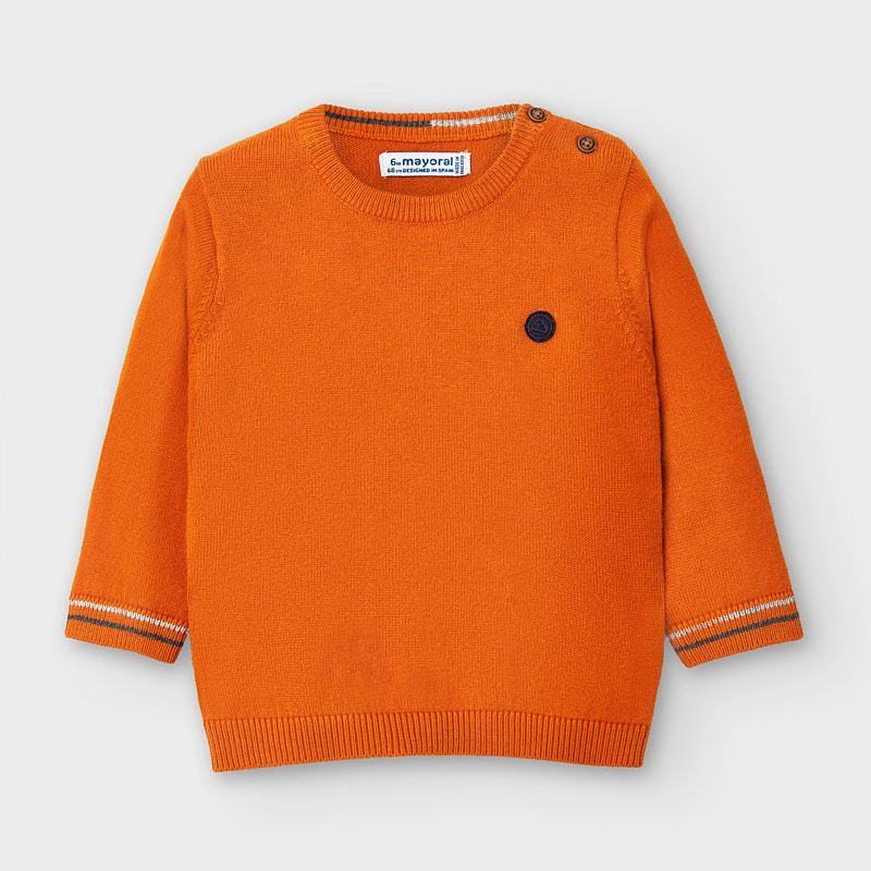 baby yellow crew neck