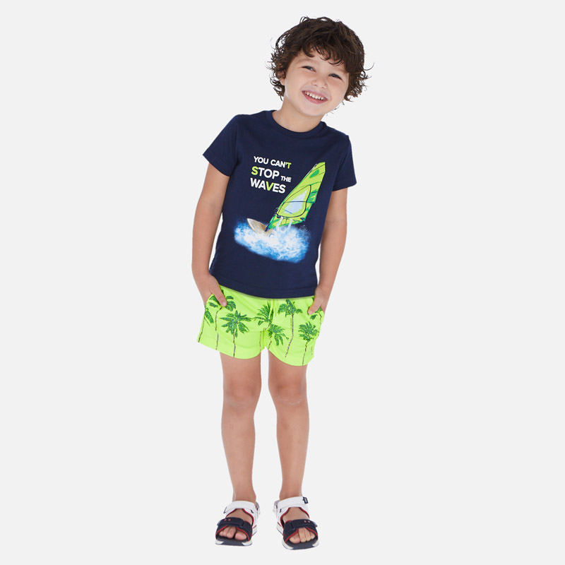 bathing suit shirt and shorts