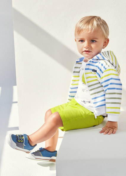 Bermuda Ceinture Elastique Bebe Garcon Lime Mayoral