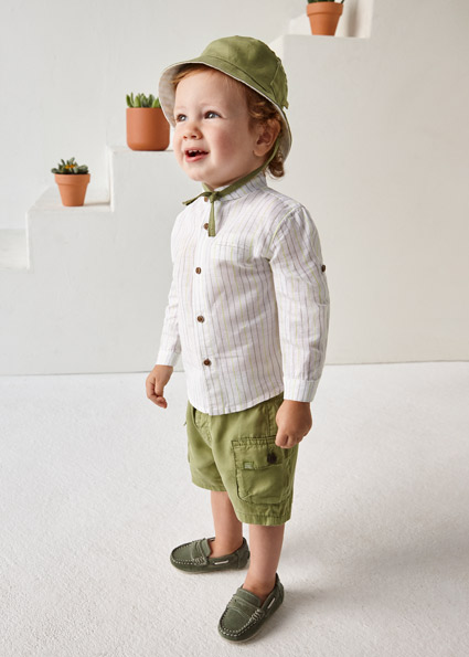 Bermuda Ecofriends Lyocell Tencel Bebe Garcon Laurel Mayoral