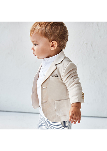 Blazer Lino Vestir Bebe Nino Lienzo Mayoral