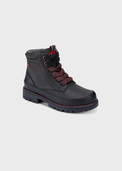 Botins montanha reforçado rapaz Preto | Mayoral ®