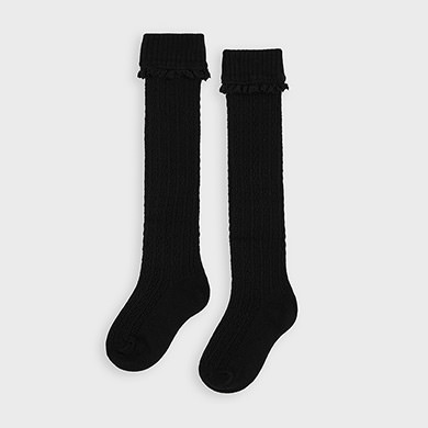 Calcetas Nina Negro Mayoral