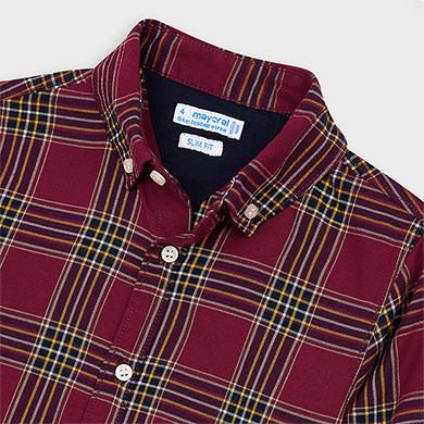 Camicia Manica Lunga Quadri Bambino Rioja Mayoral