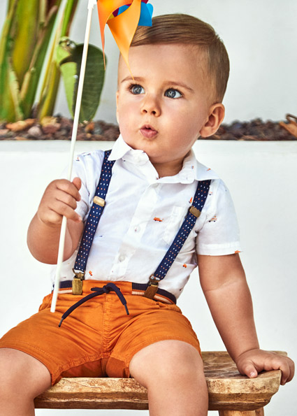 camisa estampada bebe