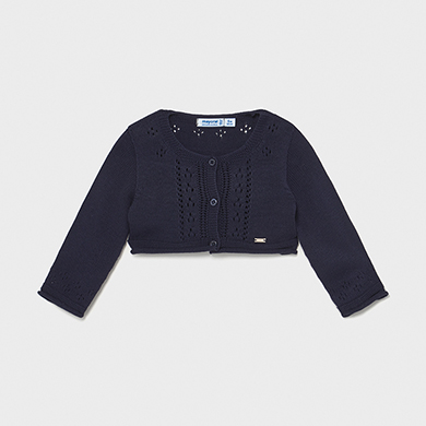 Cardigan Tricot Bebe Fille Marine Mayoral