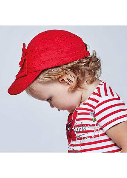 Casquette Bebe Fille Coquelicot Mayoral