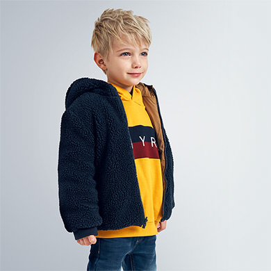 Chaqueta borreguito niño clearance