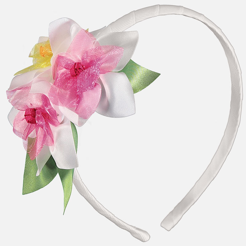 Cerchietto Fiori Hawaiani Bambina Multicolore Mayoral