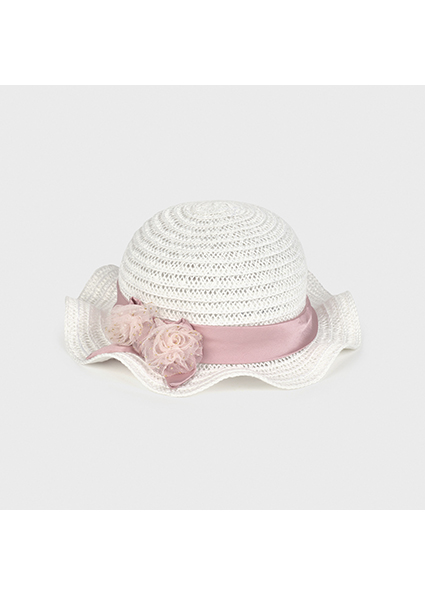 Chapeau Bebe Fille Ecru Mayoral