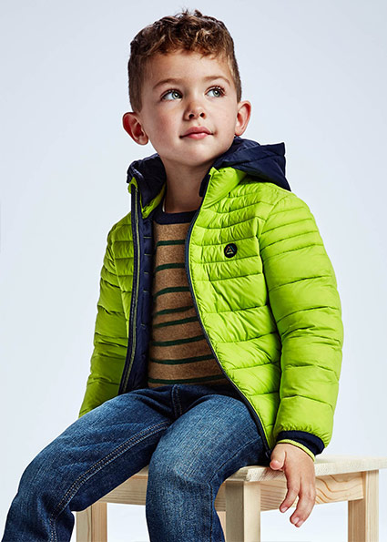 Chaquetón efecto pluma niño Pera | Mayoral ®