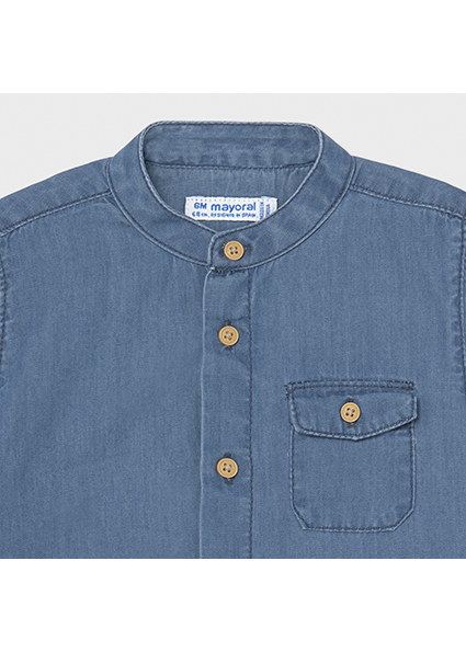 Chemise Manche Courte Jean Bebe Garcon Jean Mayoral