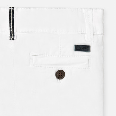 boys white chino trousers