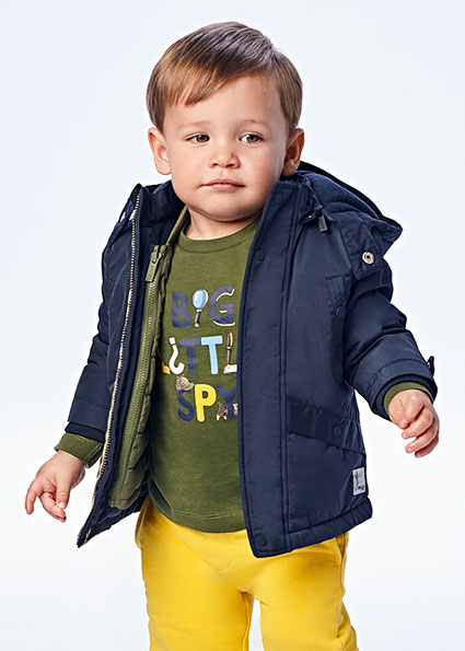 Coat For Baby Boy Blue Mayoral