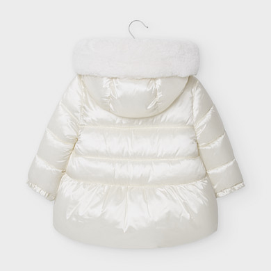 baby coat with fur hood