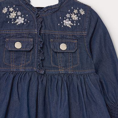 baby girl jeans frock