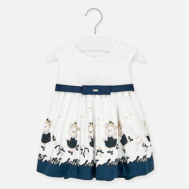 Dress Baby Girl Navy Blue Mayoral