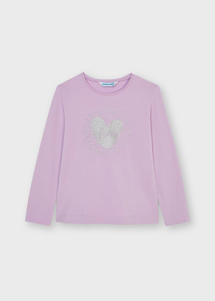 Wool Detailed Coat Girl Lilac Mayoral