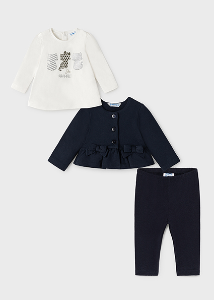 navy baby leggings