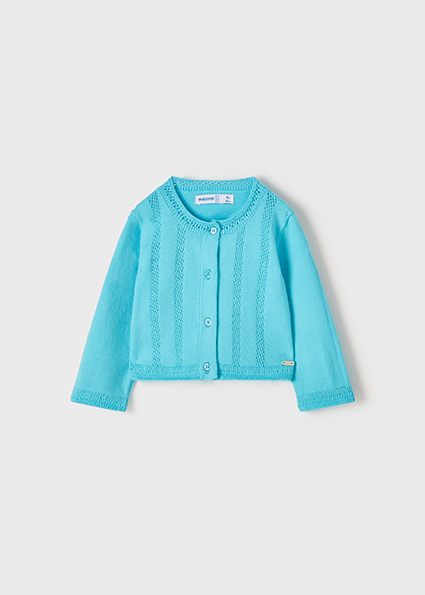baby girl green cardigan