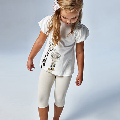 Set 2 Leggings Basic f/ür Baby Mayoral 0702 M/ädchen Rosa