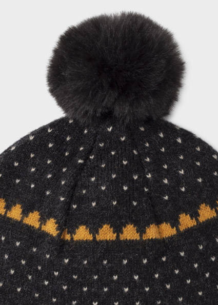 Ensemble Bonnet Echarpe Chat Bebe Garcon Ocre Mayoral