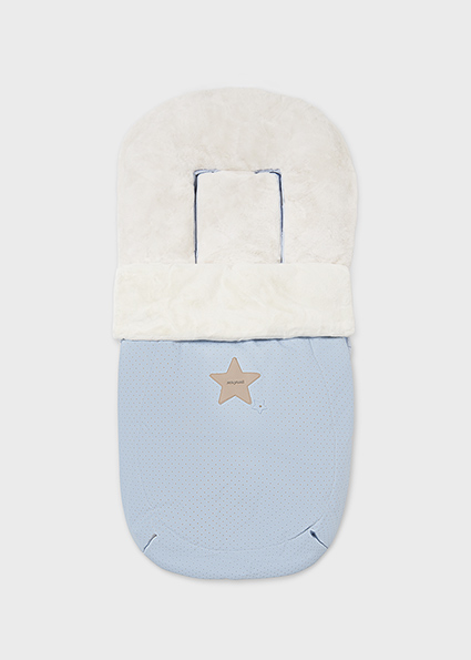 Faux fur footmuff for baby Cloud 