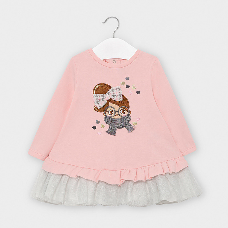 baby girl pink tulle dress
